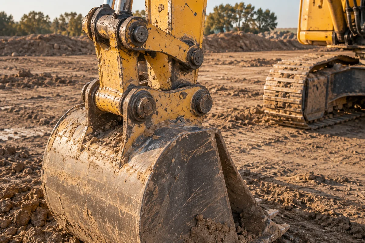 Bucket and linkage reference view